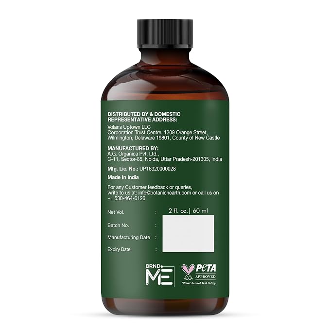 Botanic Hearth 100% Pure Tea Tree Hair Oil For Hair Growth & Hair Treatment Oils 2 Fl Oz | Infused with coconut Oil | Hair Oil Repairs Dry Damaged Hair, Strengthening, Healthier | All Hair Types