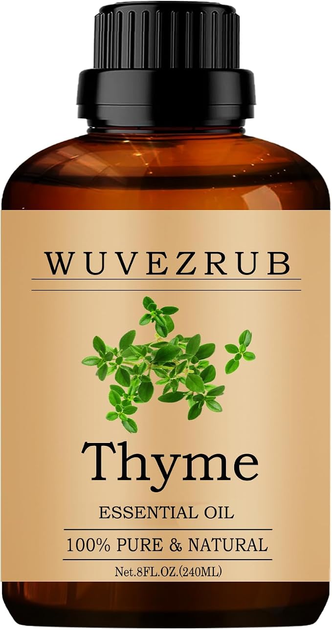 Thyme Essential Oils 240ML, Pure Thyme Essential Oil for Aromatherapy Diffuser - 8 Fl Oz
