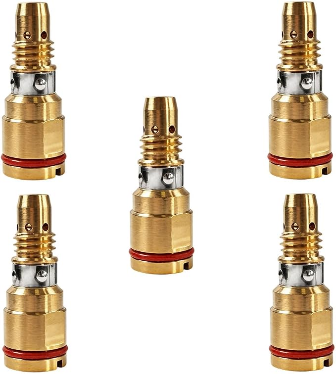 5-Pack Gas Diffuser, Replacement for Miller MDX-250 / D-M250 AccuLock MDX MIG Gun, Direct Fit OEM D-M250 Gas Diffuser