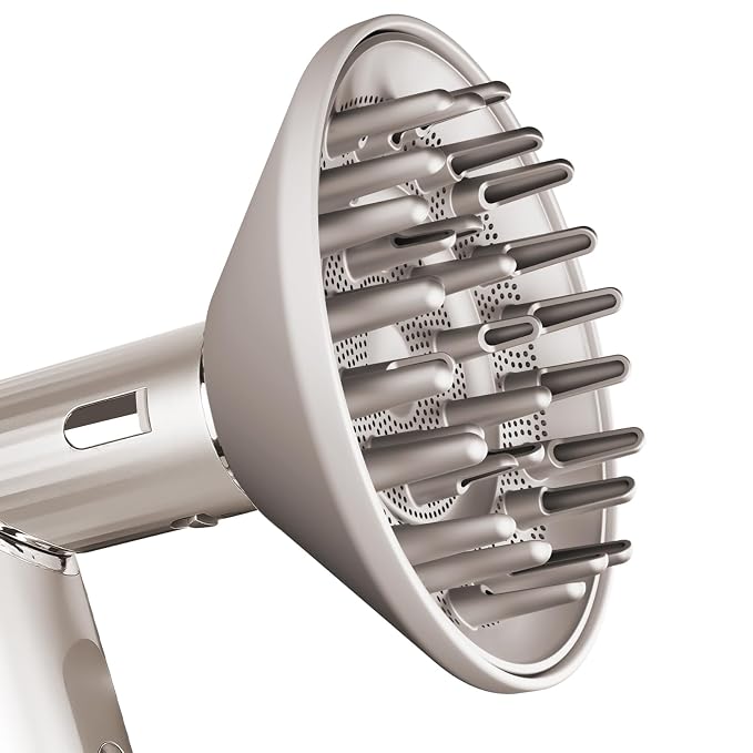 Large Diffuser Attachment Compatible with Shark FlexStyle, Upgraded Bigger Diffuser Nozzle for Dryer Faster and Define Wavy, Curly, Coily Hair