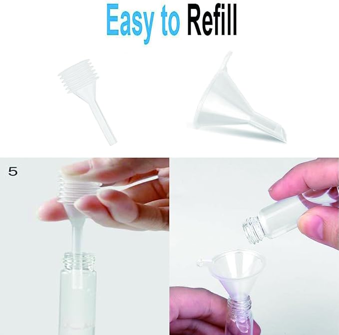 5ml Perfume Atomiser Refillable Bottles Portable Mini Spray Travel Bottle Easy to Refill Empty Atomizer Bottle for Purse Handbag Pocket Luggage,Bright Color (Pink gold marble 1)