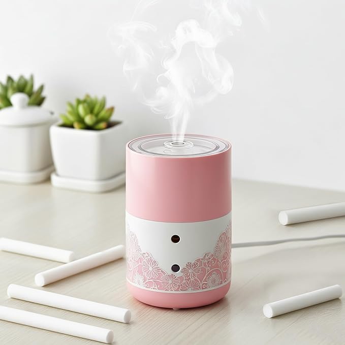 60 PCS Diffuser Wicks, Humidifier Filter Replacement Sticks, 2.75 Inch Length 0.31 Inch Diameter Absorbent Cotton Wick Refills, Air Diffuser Pure Cotton Wicks for Office Bedroom