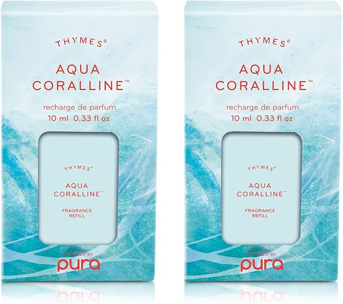 Thymes Aqua Coralline Pura Smart Home Plug-in Diffuser Refills - Pack of 2