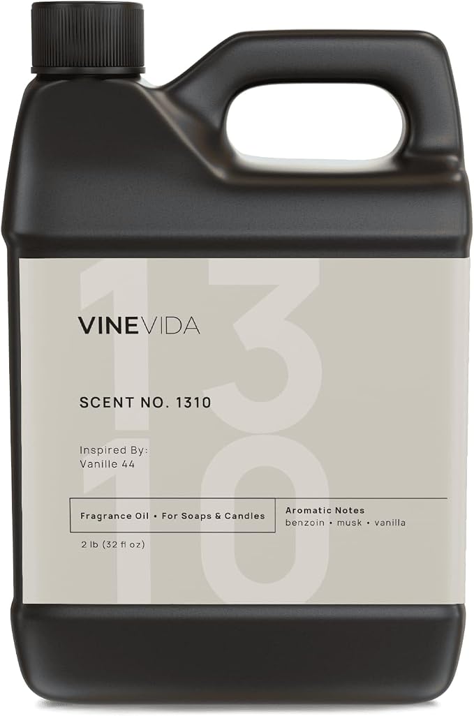 VINEVIDA Scent NO. 1310 Fragrance Oil - 32oz (2lbs) - Inspired by: Vanille 44 Fragrance Oil for Candle Making - Made in USA Candle Scents Scents for Soap Making