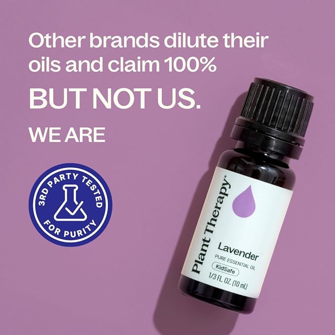 Plant Therapy Lavender Essential Oil 100% Pure, Undiluted, Natural Aromatherapy 30 mL (1 oz)