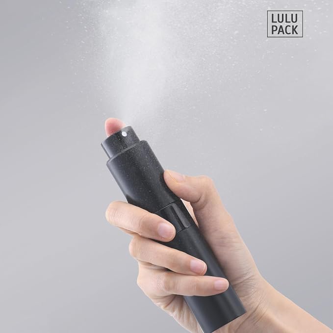 Lulupack Perfume Atomizer Refillable Travel Bottle: Cologne Portable Sprayer for Men - Mini Spray Empty for Refill - 1oz Large Size Pink