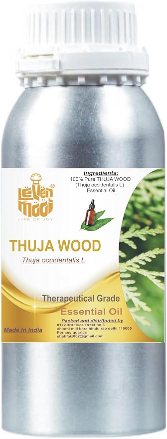 LEVENMOOI Therapeutic Grade Essential Oil – Pure & Natural for Aromatherapy, Humidifiers, Diffusers & DIY Uses (1000, Thuja Wood)