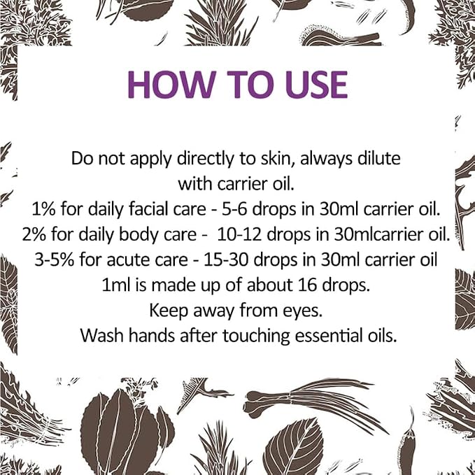Deve Herbes Pure Pennyroyal Essential Oil (Mentha pulegium) Steam Distilled (Pack of Three) 100ml X 3 (10 oz)