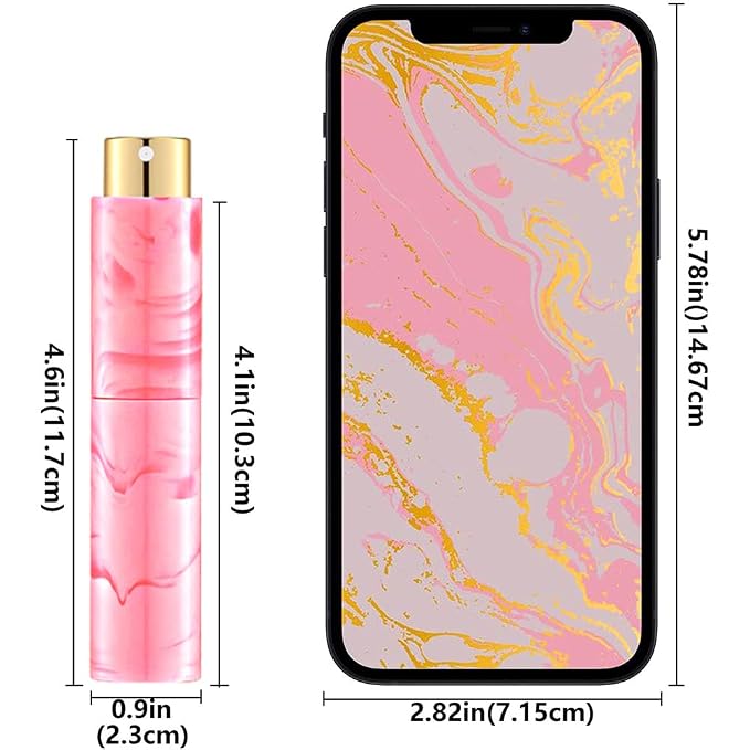 Vitog Perfume Travel Refillable Spray Bottle Atomizer Perfume Spray Mini Travel Bottle Pocket Empty Cologne Dispenser For Women Men