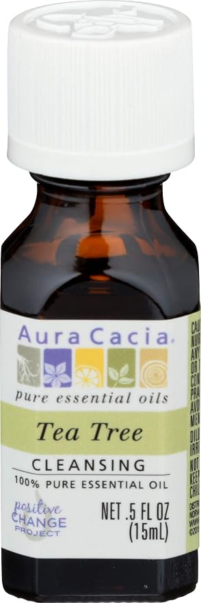 Aura Cacia Essential Oil Cleansing Tea Tree 0.50 Ounce