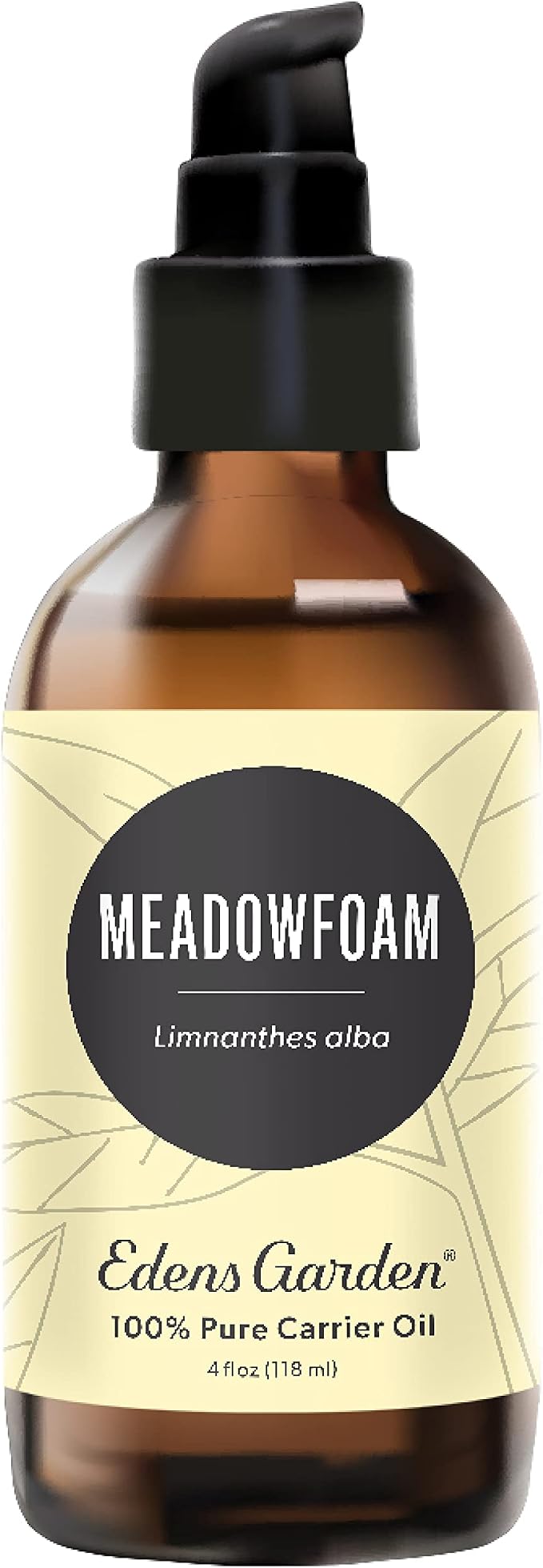 Edens Garden Meadowfoam Carrier Oil- 100% Pure Premium Cold Pressed & Hexane Free, Natural Moisturizer for Face, Skin, Body, Hair, Scalp, Lip & Nail Care, Diluting Essential Oils 118 ml (4 fl oz)