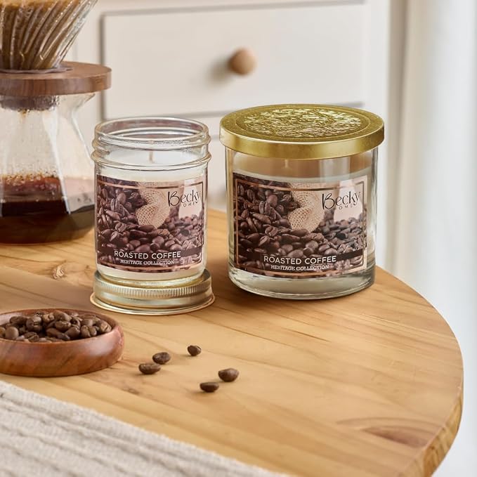 3 Wick Candle, 14.5oz Coffee Scented, Espresso Candles, Roast Coffee, Macchiato Candle, Large Jar Candles for Women, Gift for Men and Women, Long Lasting 45 Hour