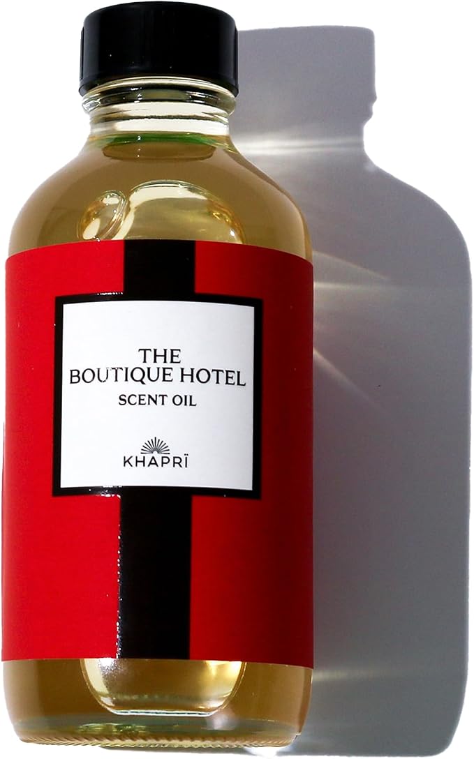 Hotel Inspired Home Perfume Collection -The Boutique Hotel– Premium Essential Oil Blend (150mL/5.1 fl Oz) Aroma with Magnolia, Vanilla & Tonka Bean | Long-Lasting, Dropper for Diffuser | Made in USA