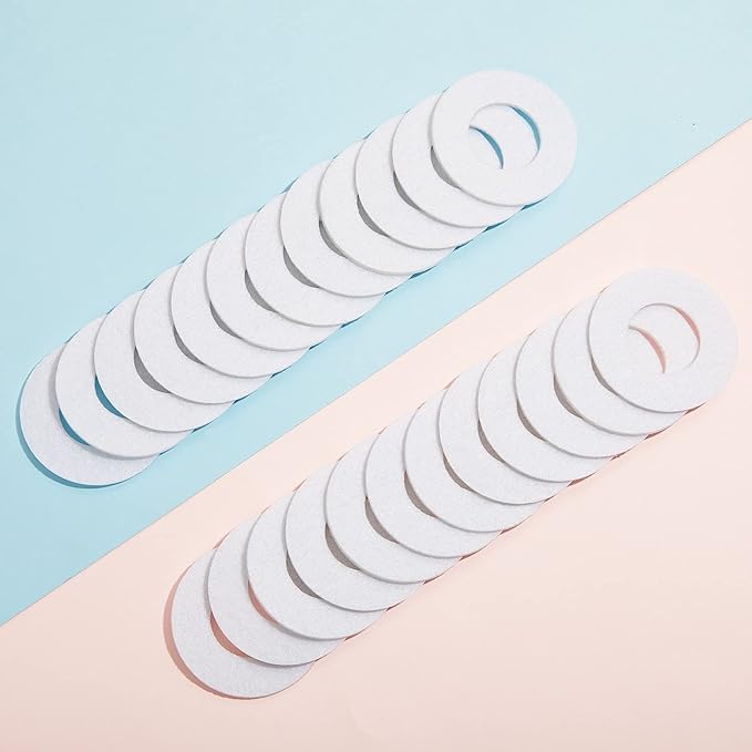 Mini Diffuser Refill Pads Microfiber Absorbing Pads Circle Essential Aromatherapy Pads Round Refill Aroma Pad for Oil Fan Humidifier Filter Diffusers Spa Room Home Car (24)