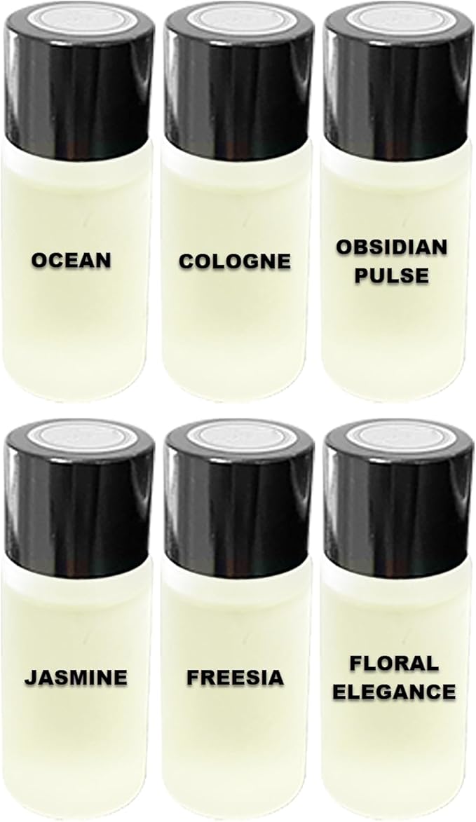 Car Air Freshener Refill Liquid Set of 6 x 10 ML - Smart Car Air Freshener Refill - Car Fragrance Refill - Car Diffuser Refill (Emotional Fragrance Collection)