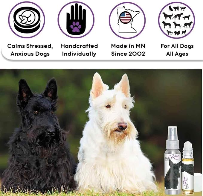 The Blissful Dog Scottish Terrier Relax Dog Aromatherapy, 2.67-Ounce Spray