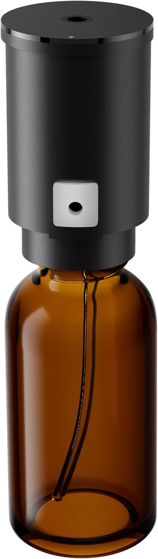 Airversa Replacement Nozzle with Flat Mirror Top, Bottom-Push Release Design, Same as AN8 (20 mL, Black)