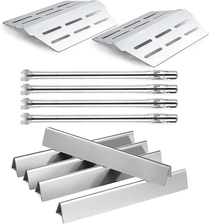 Genesis E330 4 Burner Series Grill Parts 7621 Flavorizer Bars Heat Deflectors Sear Burner Replacement Parts for Weber Genesis 300 Parts E-330 S-330 EP-330 GBS E-310 S-310 E-320 Grill Parts