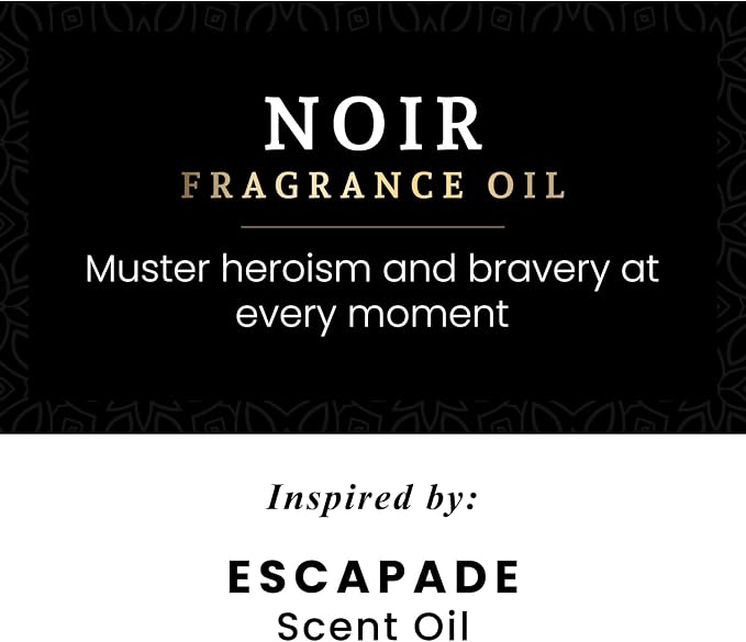 Handcraft Blends Hotel Fragrance Oil Noir Scent – Luxury Fregnance Collection Diffuser Oil Scents for Home Cold Air Diffusers – Aromatherapy Fragrance Oil Inspired by Escapade Scent Oil – 4 Fl Oz