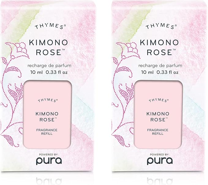 Thymes Kimono Rose Pura Smart Home Plug-in Diffuser Refills - Pack of 2