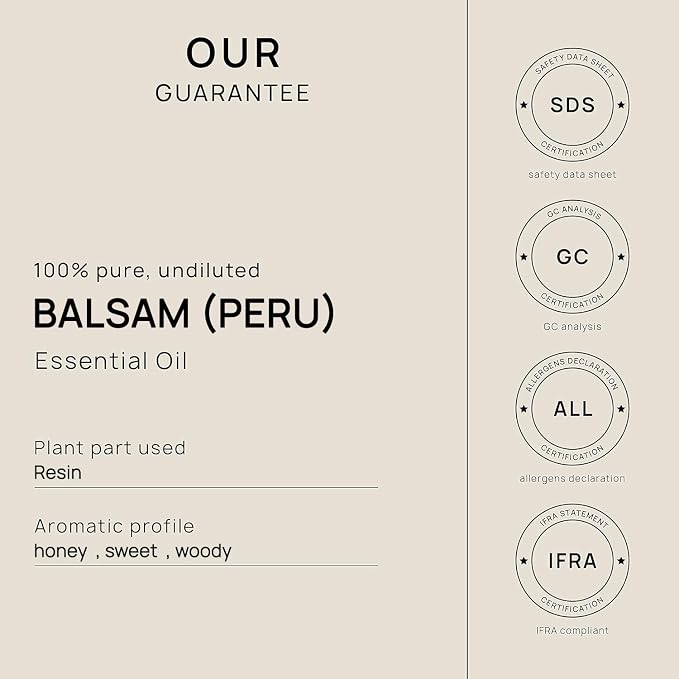 VINEVIDA Peru Balsam Essential Oil 32 oz - DIY Candle Scents & Soap Making