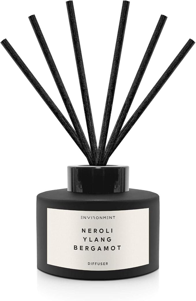 Environment Inspired by Designer Perfume CN5 Reed Diffuser, 200ml Luxury Scented Aromatherapy (Neroli | Ylang | Bergamot) Reed Diffusers for Home, Diffusing Oil Fragrance, Home Fragrance Products