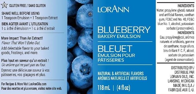 Lorann Oils Variety Bakery Emulsion: Multiple Flavors, Perfect for Enhancing Baking Variety in Cakes, Cookies & Desserts, Gluten-Free, Keto-Friendly, Baking Essential for Your Kitchen, 4oz per Bottle