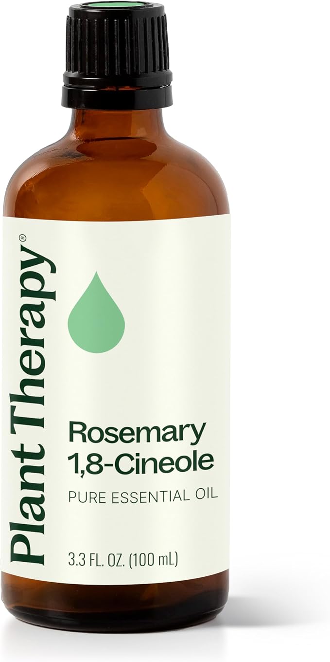 Plant Therapy Rosemary Essential Oil 100 mL (3.3 oz), 100% Pure, Undiluted, Natural Aromatherapy, for Scalp and Hair Health