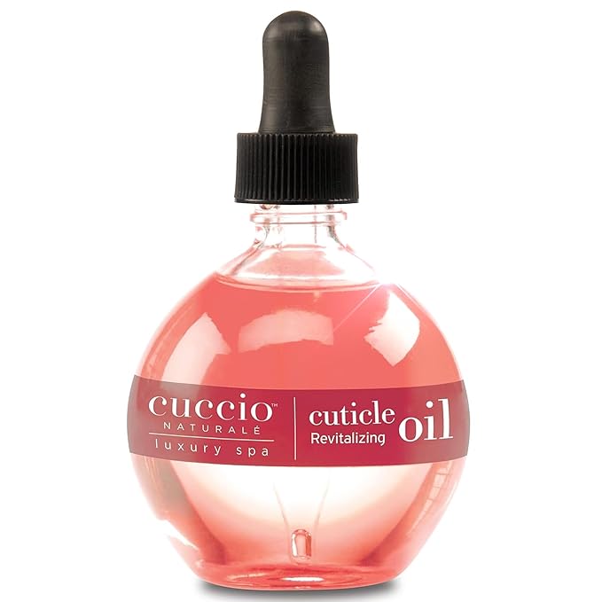 Cuccio Naturale Pomegranate & Fig Revitalizing Cuticle Oil, Lightweight Fast-Absorbing Hydrating Nail & Cuticle Conditioner, Cold-Pressed Oils + Vitamin E, 2.30 Fl Oz