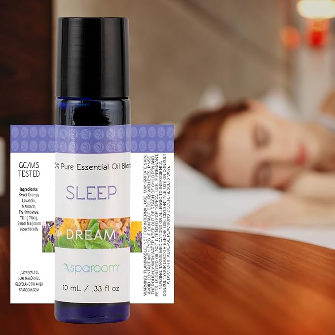 SpaRoom Aromatherapy 100% Pure Essential Oils for Diffusers and Air Freshners, Dream Sleep Blend, 10 mL