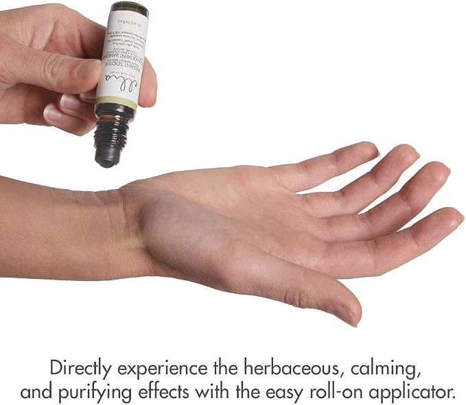 Ellia Essential Oil Roll-On | Instant Soothe Blend| 10ml, 100% Pure, Therapeutic Grade