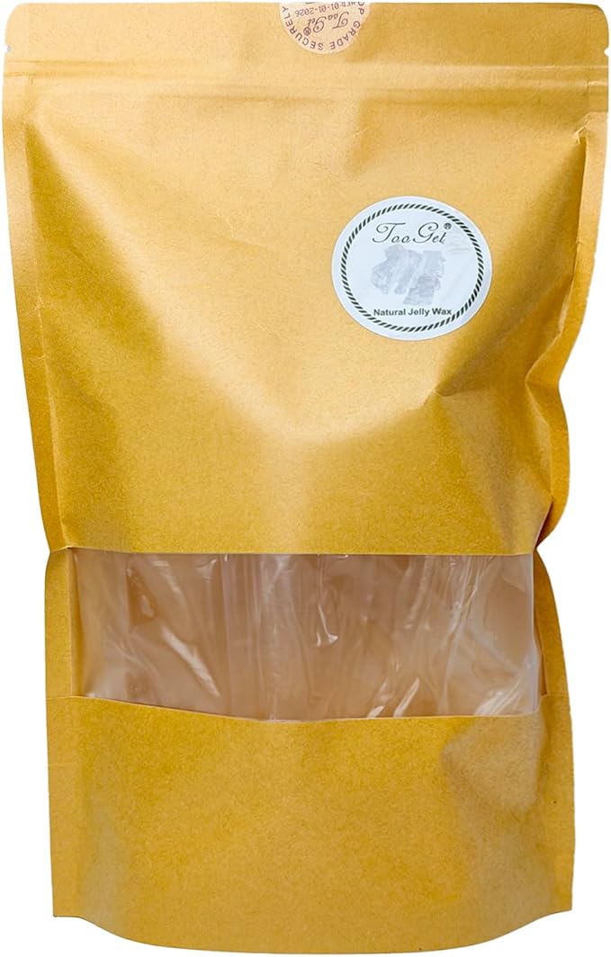 TooGet Transparent Jelly Wax DIY Candle Making Gel Wax Handmade Material Crystal Gel Candle for Candle Making and Handcraft Scented Candles Supplies - 32 OZ