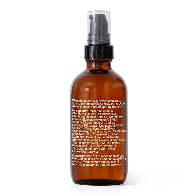 Plant Therapy Sleep Body Oil with Chamomile 4 oz Promotes a Good Night's Rest, Calms a Restless Mind & Body, Softens & Nourishes Skin