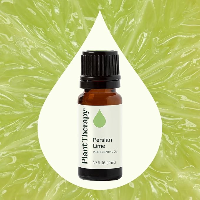 Plant Therapy Persian Lime Essential Oil 10 mL (1/3 oz) 100% Pure, Undiluted, Natural Aromatherapy, Therapeutic Grade