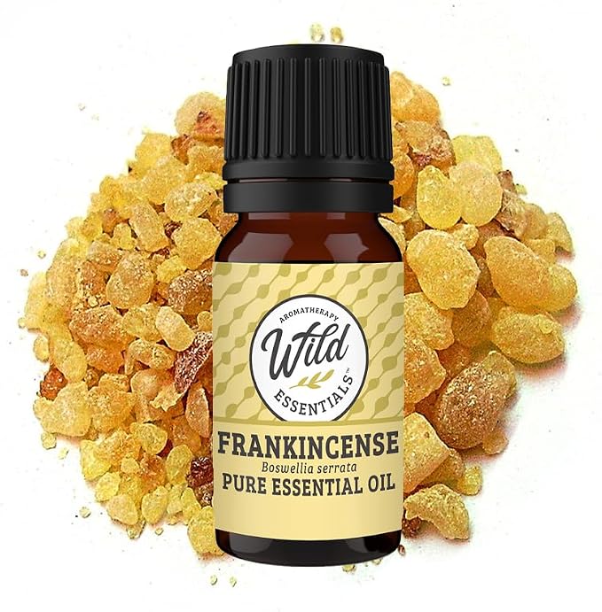Wild Essentials Frankincense 100% Pure Essential Oil - 10ml, Therapeutic Grade, Made and Bottled in The USA, Calming