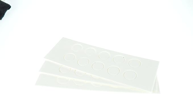 54 Round Refill Pads for Aromatherapy Essential Oil Diffusers and Lockets - 16mm Diameter and 2mm Thick - The Size of a US dime, Biodegradable Cellulose Paper, Made in The USA
