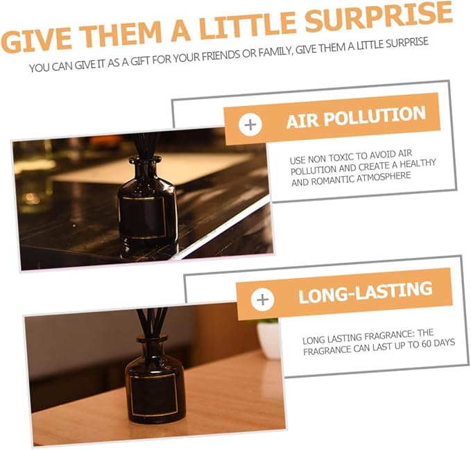 Alipis Rattan Aroma Diffuser Sticks Natural Fireless Essential Oil Fragrance for Home Decor Long-Lasting Scent Any Occasion
