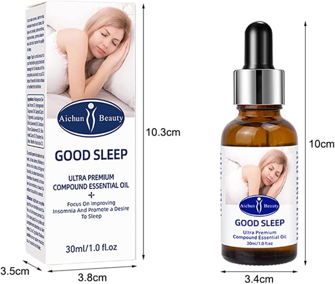 AICHUN BEAUTY Improve Good Sleep Ultra Premium Compound Essential Oil Promote a Desire to Sleep Relax Calm Nerves 30ml/1.0fl.oz
