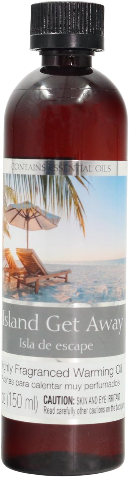 Hosley Set of 2 Island Get Away Fragrance Warming Oils 5 Ounce. Ideal Gift for Weddings spa Reiki Meditation Bathroom Settings. P1