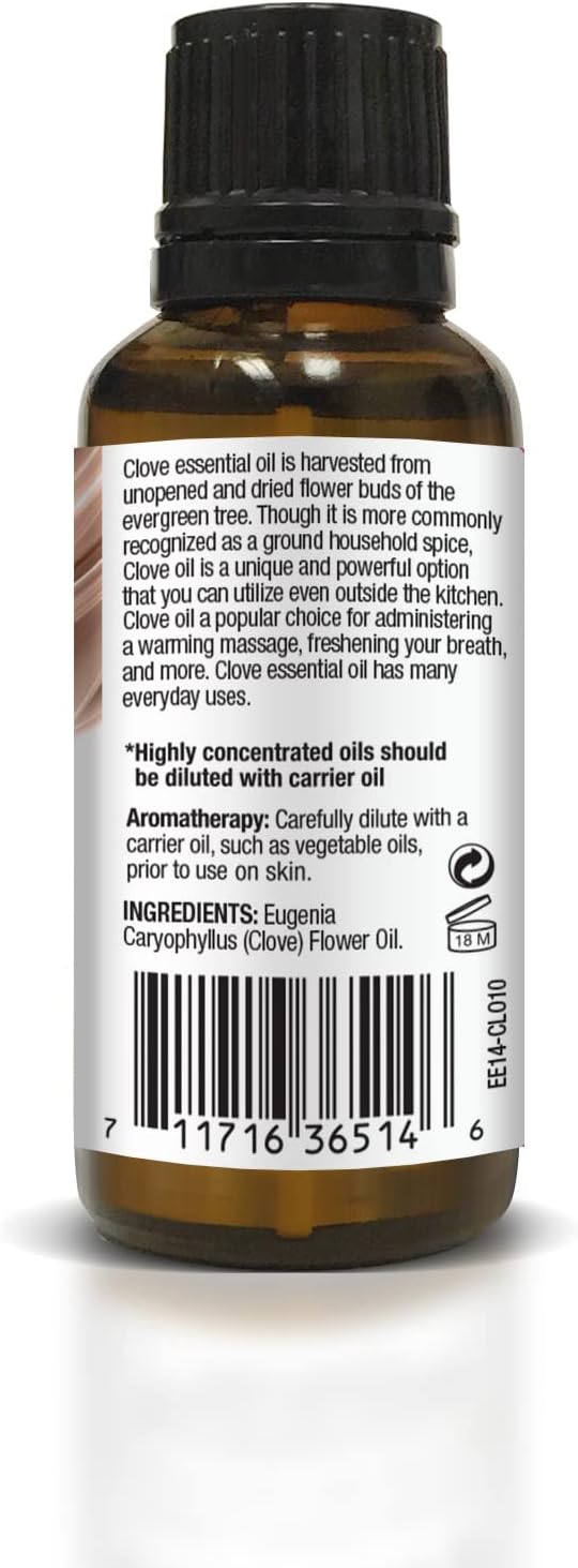 Ethereal Nature 100% Pure Oil, Clove, 1 Fl Oz