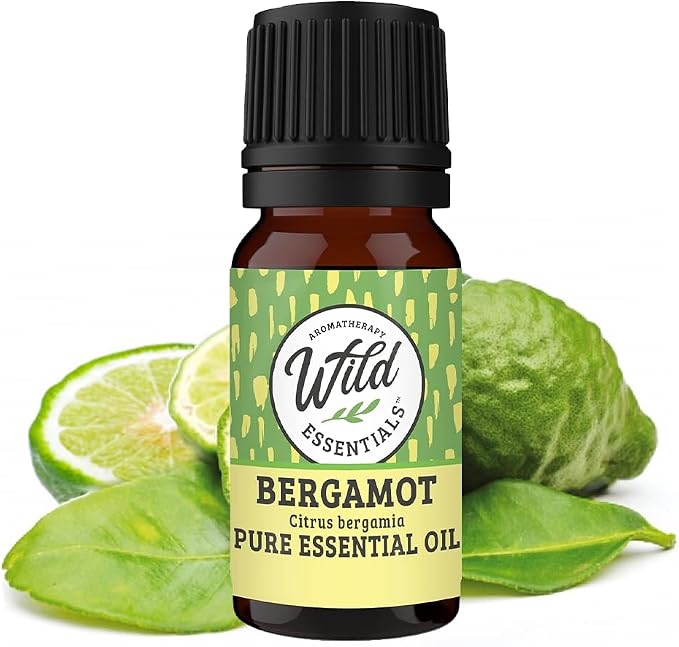 Wild Essentials Bergamot 100% Pure Essential Oil - 10ml, Therapeutic Grade, Made and Bottled in The USA, Citrus, Uplifting