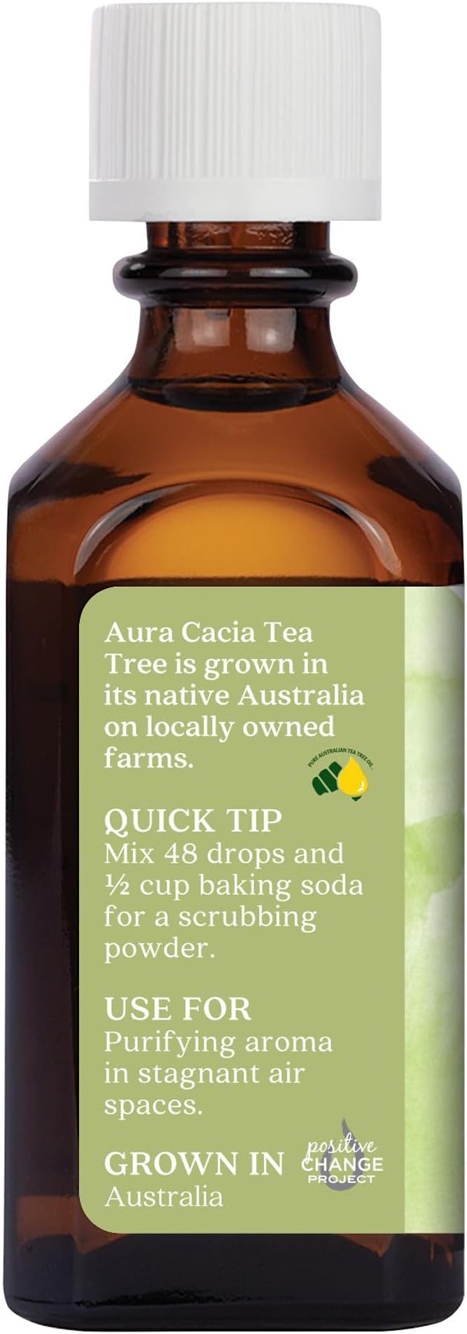 Aura Cacia Tea Tree Essential Oil, Pure Melaleuca Alternifolia Oil, Purifying Aromatherapy for Cleansing, Diffusers and DIY Skincare | 2 Fl Oz (Pack of 1)