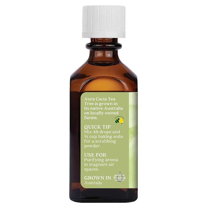 Aura Cacia - Pure Tea Tree Essential Oil | Purity Certified | 2 fl. oz.