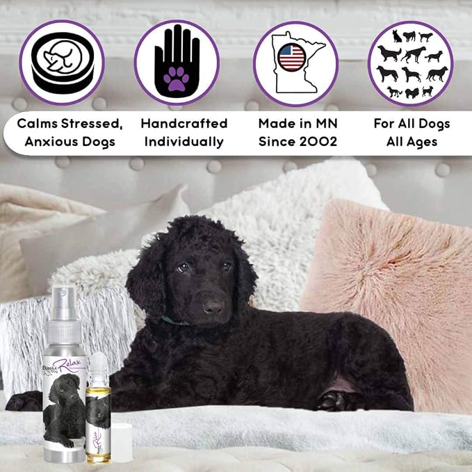The Blissful Dog All Natural Curly-Coat Retriever Relax Dog Aromatherapy Spray