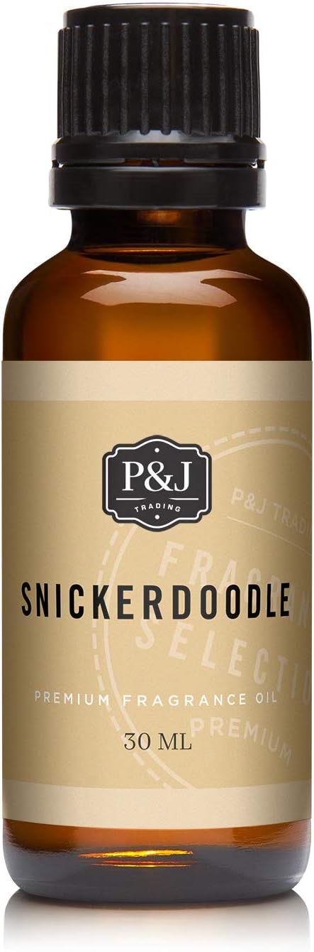 P&J Trading - Snickerdoodle Scented Oil 30ml - Fragrance Oil for Candle Making, Soap Making, Diffuser Oil