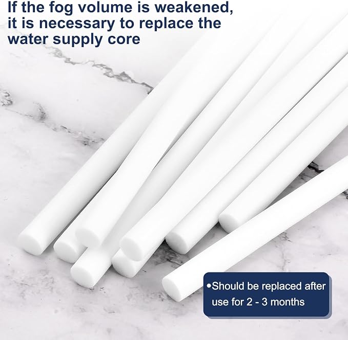 uxcell 24pcs Humidifier Cotton Stick, 7 x 80mm Refill Sticks Filter Replacement Wicks, Humidifier Filter Cotton Refill Travel Mini Humidifier Filters Sticks