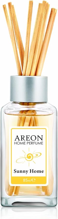 Areon Home Luxury Perfume Reed Diffuser Sunny Home + 10 Rattan Reeds