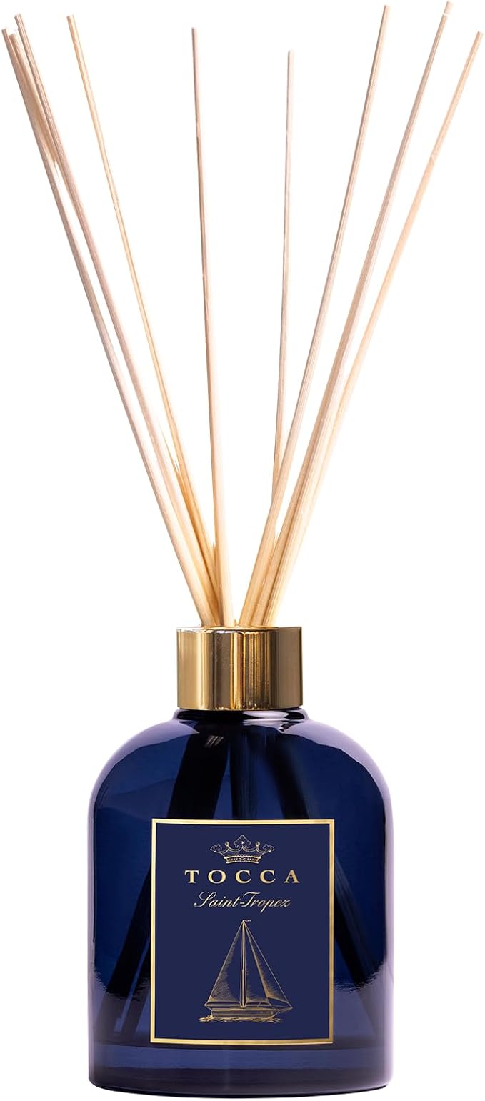 TOCCA Saint Tropez Reed Diffuser, 6oz - Provence Rose & Iris Root Scented