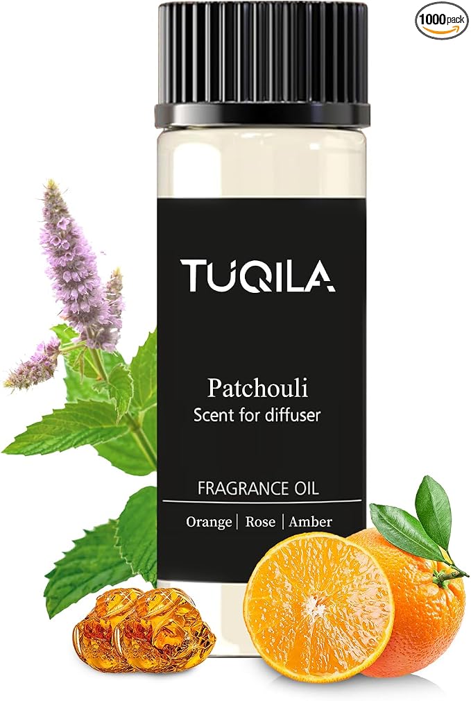 Waterless Essential Oil 20ML Patchouli Hotel Scent - Complex Citrus, Floral & Woody Fragrance for Home, Hotel, Car Aroma Scent Oils for Diffusers