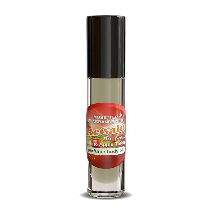 MOBETTER FRAGRANCE OILS ReGain the Feeling Mango Apple Tingle Perfume Body Oil Roll On